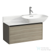 Laufen Base 77x35x37 cm-es 1 fiókos alsószekrény fekete fogantyúval,H813301,vagy H813302 mosdóhoz,világos szil H4030031102621