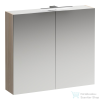 Laufen BASE 80 tükrös szekrény, világítással és dugaljzattal, világos szil H4028021102621