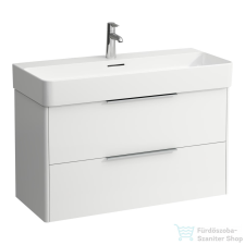Laufen Base 93x39 cm-es 2 fiókos alsószekrény H810287 mosdóhoz,matt fehér H4024121102601 fürdőszoba bútor