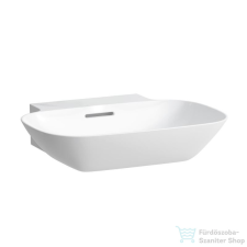 Laufen Ino 56x45 cm-es mosdó csaplyuk nélkül,LCC bevonattal,fehér H8103024001091 szaniter