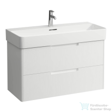 Laufen JUNA 92x40 cm alsószekrény, 2 fiók, VAL H810287 mosdóhoz, matt fehér H4116321092601 fürdőszoba bútor