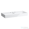 Laufen Kartell 100x46 cm-es csiszolt aljú mosdó 3 csaplyukkal,LCC bevonattal,fehér H8163374001081