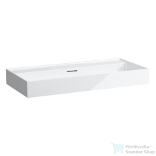 Laufen Kartell 100x46 cm-es csiszolt aljú mosdó csaplyuk nélkül,fehér H8163370001091 szaniter