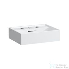 Laufen Kartell 45x34 cm-es mosdó 3 csaplyukkal,matt fehér H8153307571081 szaniter