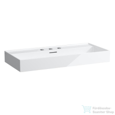 Laufen Kartell By Laufen 100x46 cm-es mosdó 3 csaplyukkal,fehér H8103370001081 szaniter