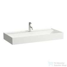 Laufen Kartell By Laufen 100x46 cm-es mosdó túlfolyó nélkül,matt fehér H8103377571111 szaniter