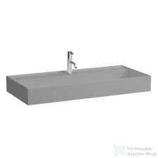 Laufen Kartell By Laufen 100x46 cm-es mosdó túlfolyó nélkül,matt szürke H8103377591111 szaniter