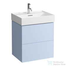 Laufen Kartell By Laufen 2 fiókos alsószekrény H810333 mosdóhoz,grey blue H4075690336451 fürdőszoba bútor