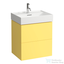 Laufen Kartell By Laufen 2 fiókos alsószekrény H810333 mosdóhoz,mustard yellow H4075690336441 fürdőszoba bútor