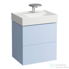 Laufen Kartell By Laufen 2 fiókos alsószekrény H810335 mosdóhoz,grey blue H4075680336451 fürdőszoba bútor