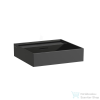 Laufen Kartell By Laufen 50x46 cm-es csiszolt aljú mosdó csaplyuk nélkül,graphite matt H8163327581091