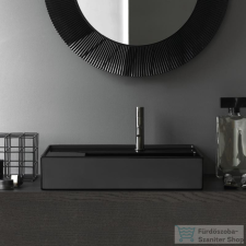 Laufen Kartell By Laufen 60x46 cm-es mosdó 1 csaplyukkal,fényes fekete H8183350201111 szaniter