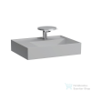 Laufen Kartell By Laufen 60x46 cm-es mosdó, bal oldali polccal,Matt szürke H8103357591111