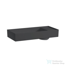Laufen Kartell By Laufen 75x35 cm-es mosdótál csaplyuk nélkül,gaphite matt H8123327581121 szaniter