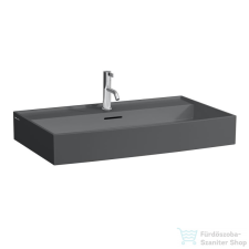 Laufen Kartell By Laufen 80x46 cm-es mosdó 1 csaplyukkal,Graphite matt H8103367581041 szaniter