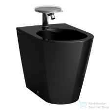 Laufen Kartell By Laufen álló bidé,fényes fekete H8323310203021 szaniter