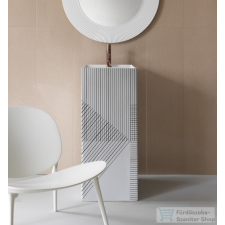 Laufen Kartell By Laufen Szabadon álló mosdó, speciális rejtett lefolyóval, vonalas H811331D021111 ( 811331 ) szaniter