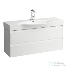 Laufen Lani 120 alsószekrény, 2 fiókkal, H811704 mosdóhoz, fényes fehér H4042221122611 fürdőszoba bútor