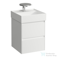 Laufen Lani 45 alsószekrény, 2 fiókkal, H815331 mosdóhoz, fényes fehér H4039221122611 fürdőszoba bútor