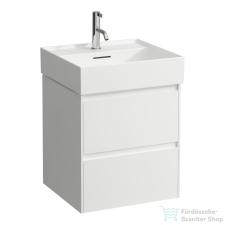 Laufen Lani 48 cm-es 2 fiókos alsószekrény H810081 mosdóhoz,fényes fehér H4035121122611 fürdőszoba bútor