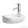 Laufen Lua 36x25 cm-es kézmosó 1 csaplyukkal,túlfolyó nélkül,LCC bevonattal,fehér H8150804001141