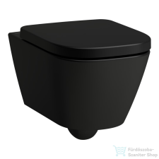 Laufen MEDA kombipack Silent Flush perem nélküli fali WC ülőkével,matt fekete H8661107160001 szaniter