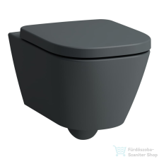 Laufen MEDA Silent Flush perem nélküli fali WC ülőke nélkül,matt grafit H8201107580001 szaniter