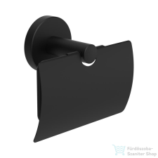 Laufen NIARA fali, fedeles wc papír tartó, Titanium matt fekete H3840621630041 fürdőszoba kiegészítő