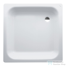 Laufen Platina 90x90 acéllemez zuhanytálca szifon nélkül, matt fehér H2150227570401 kád, zuhanykabin