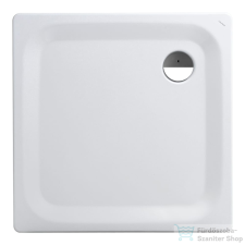 Laufen Platina 90x90 cm-es acéllemez zuhanytálca szifon nélkül, fehér H2150020000401 kád, zuhanykabin