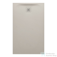 Laufen Pro 130x80 Marbond kompozit zuhanytálca, lefolyó a rövid oldalon, Matt bézs H2159551860001 kád, zuhanykabin