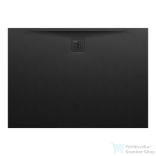 Laufen Pro 140x100 cm-es zuhanytálca Marbond kompozit anyagból,Fekete H2119540800001 kád, zuhanykabin
