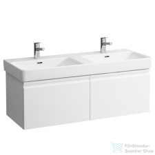 Laufen Pro S 116x45 cm-es 2 fiókos alsószekrény H814966 mosdóhoz,belső fiókkal,Matt fehér H4835640964631 fürdőszoba bútor