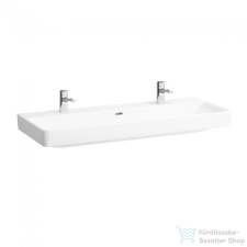 Laufen Pro S 120x46,5 cm-es mosdó 2 csaplyukkal,fehér H8149650001071 szaniter