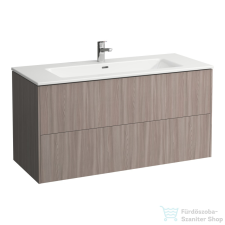 Laufen Pro S 120x50 cm-es 2 fiókos mosdó és alsószekrény kombináció,világos szil H8649632621041 fürdőszoba bútor