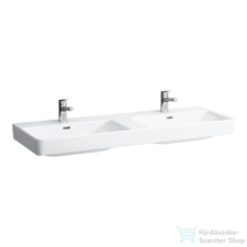 Laufen Pro S 130x46,5 cm-es pultra ültethető dupla mosdó,fehér H8149680001041 szaniter