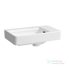 Laufen Pro S 48x28 cm-es kézmosó csaplyuk nélkül,LCC bevonattal,fehér H8159544001091 szaniter