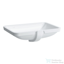 Laufen Pro S 55x38 cm-es alulról beépíthető mosdó LCC bevonattal,fehér H8119684001091 szaniter