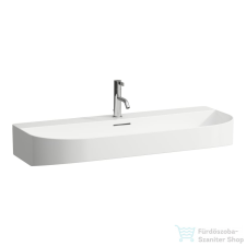 Laufen Sonar 100x42 cm-es mosdó 1 csaplyukkal,LCC bevonattal,fehér H8103474001041 szaniter