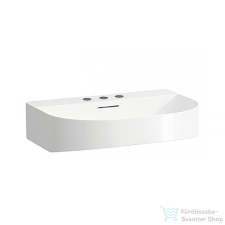 Laufen Sonar 60x42 cm-es csiszolt aljú mosdó 3 csaplyukkal,fehér H8163420001081 szaniter