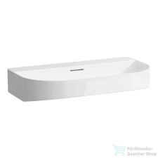 Laufen Sonar 80x42 cm-es csiszolt aljú mosdó csaplyuk nélkül,fehér H8163440001091 szaniter