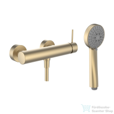 Laufen TWINPLUS SLIM zuhany csaptelep zuhanyszettel, PVD matt halvány arany HF505450462600 csaptelep