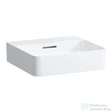 Laufen Val SaphirKeramik 45x42 cm-es kézmosó csaplyuk nélkül,fehér H8152810001091 szaniter