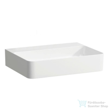 Laufen Val SaphirKeramik 55x42 cm-es mosdó csaplyuk és túlfolyó nélkül,fehér H8102820001121 szaniter