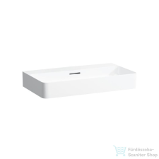 Laufen Val SaphirKeramik 75x42 cm-es mosdó csaplyuk nélkül,matt fehér H8102857571091 szaniter