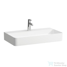 Laufen Val SaphirKeramik 75x42 cm-es mosdó túlfolyó nélkül,matt fehér H8102857571111 szaniter