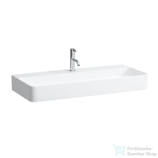 Laufen Val SaphirKeramik 95x42 cm-es mosdó 1 csaplyukkal,túlfolyó nélkül,fehér H8102870001111 szaniter