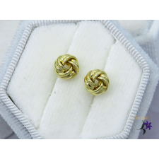  Laura kis fonott gömb fülbevaló-14K fülbevaló