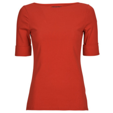 Lauren Ralph Lauren Hosszú ujjú pólók JUDY-ELBOW SLEEVE-KNIT Piros EU M