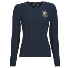 Lauren Ralph Lauren Pulóverek MONTIVA-LONG SLEEVE-PULLOVER Tengerész EU L